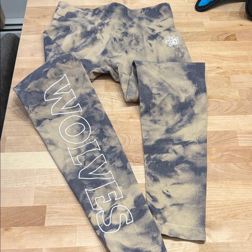 Darc Sport Tie-Dye Leggings - Grey and Tan
